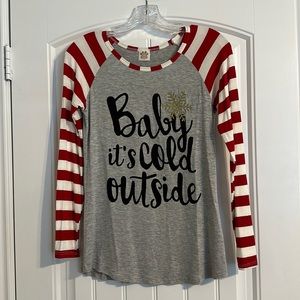 Christmas Baby It’s Cold Outside Long Sleeve Tshirt